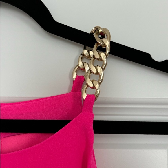 Lilly Pulitzer bright pink gold chain dress new with tags NWT - Picture 5 of 9